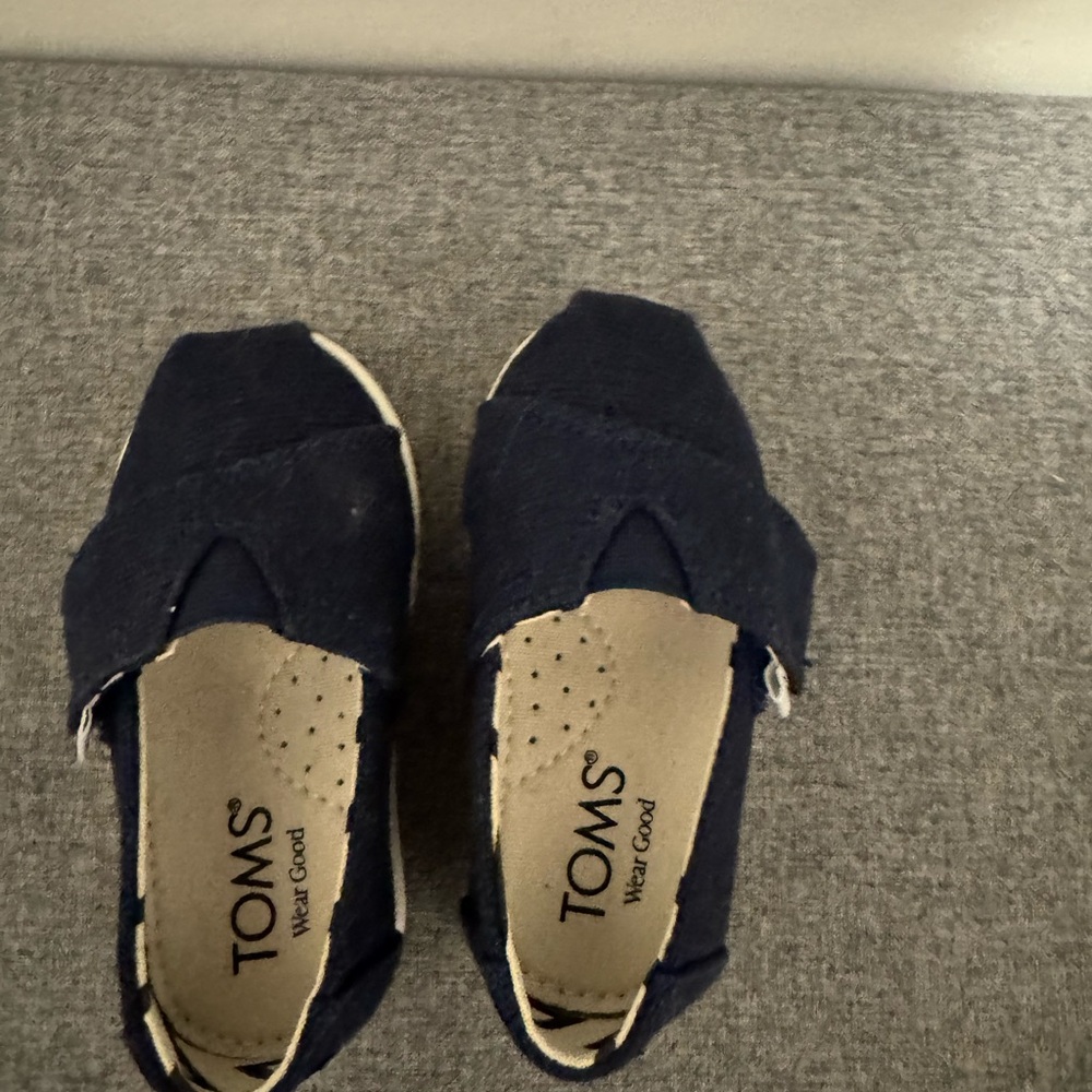 TOMS Toddler Navy Alpargatas